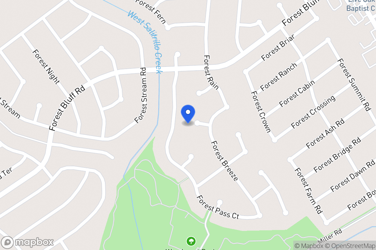 Map of 7700  Forest Magic Ct