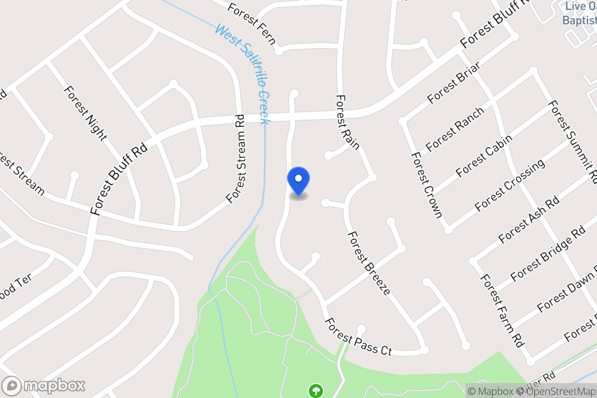 Map of 11214  Forest Pass Ct