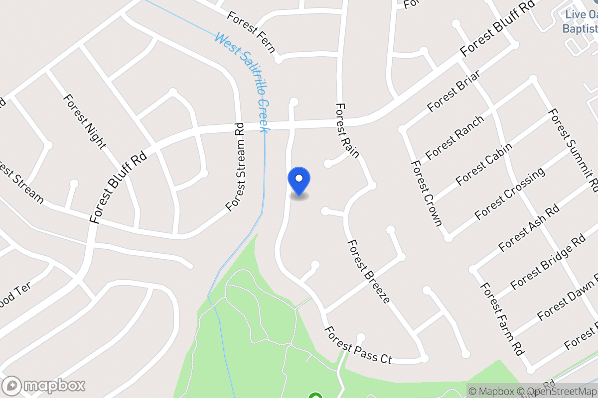 Map of 11216  Forest Pass Ct
