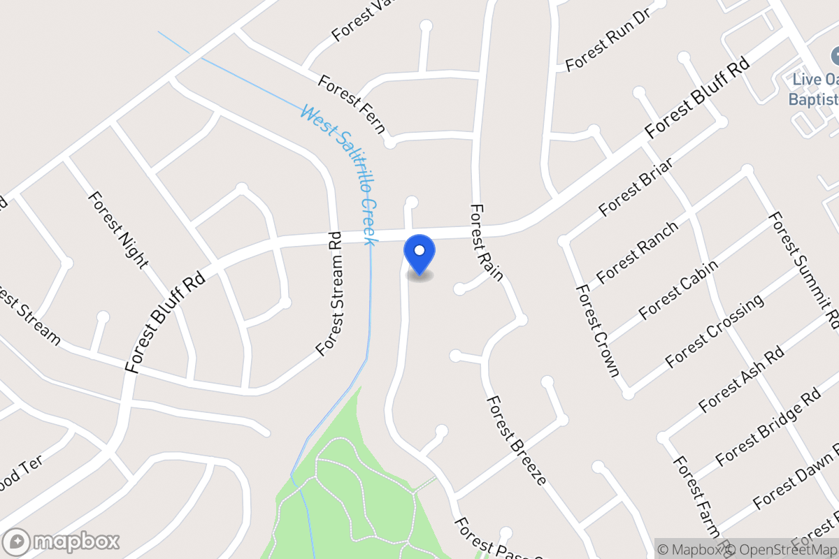 Map of 11226  Forest Pass Ct