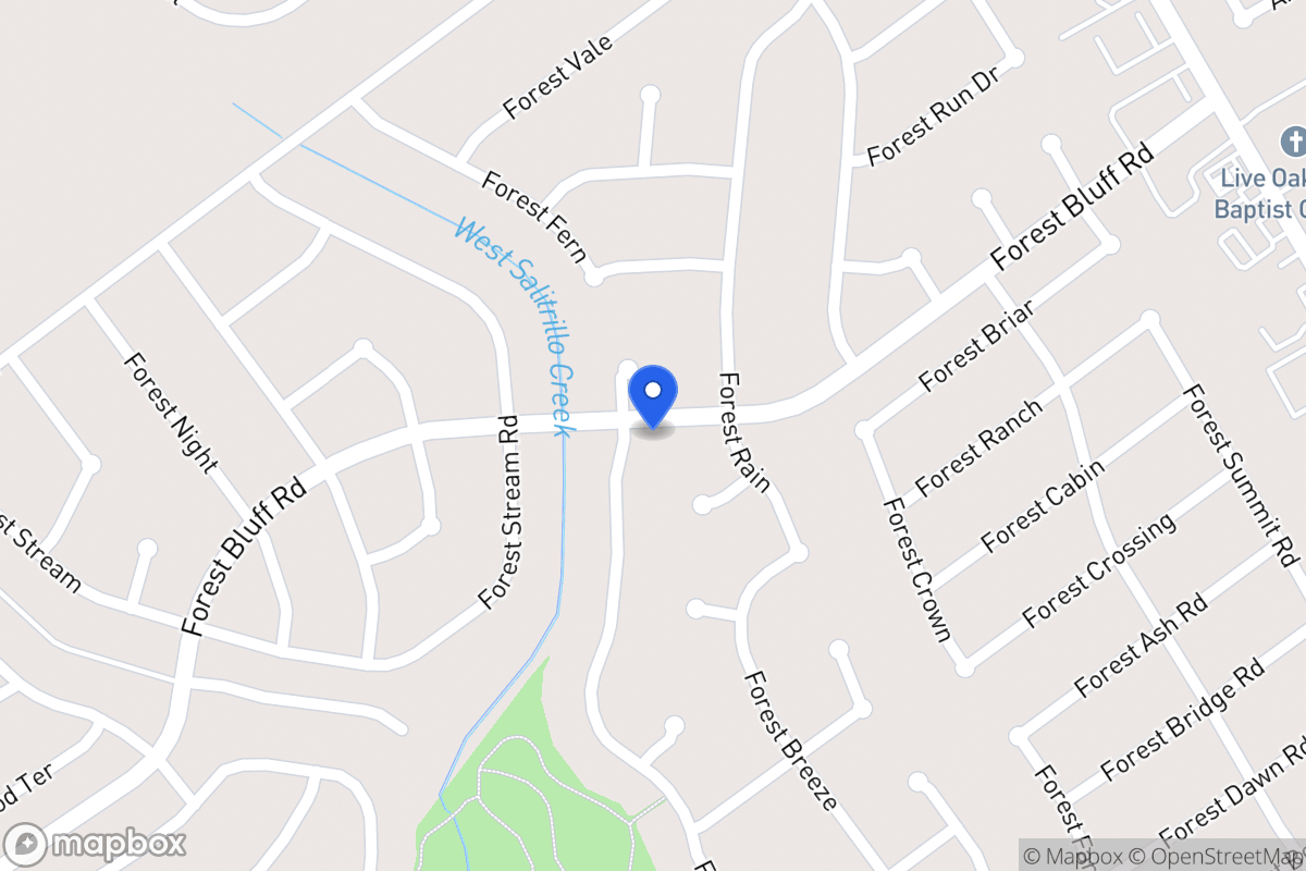 Map of 11232  Forest Pass Ct