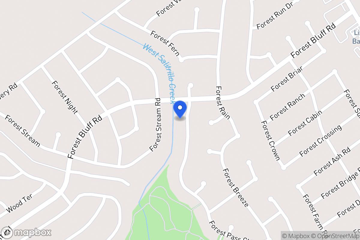 Map of 11231  Forest Pass Ct