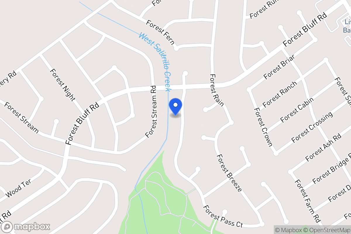 Map of 11227  Forest Pass Ct