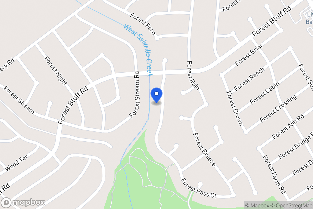 Map of 11225  Forest Pass Ct