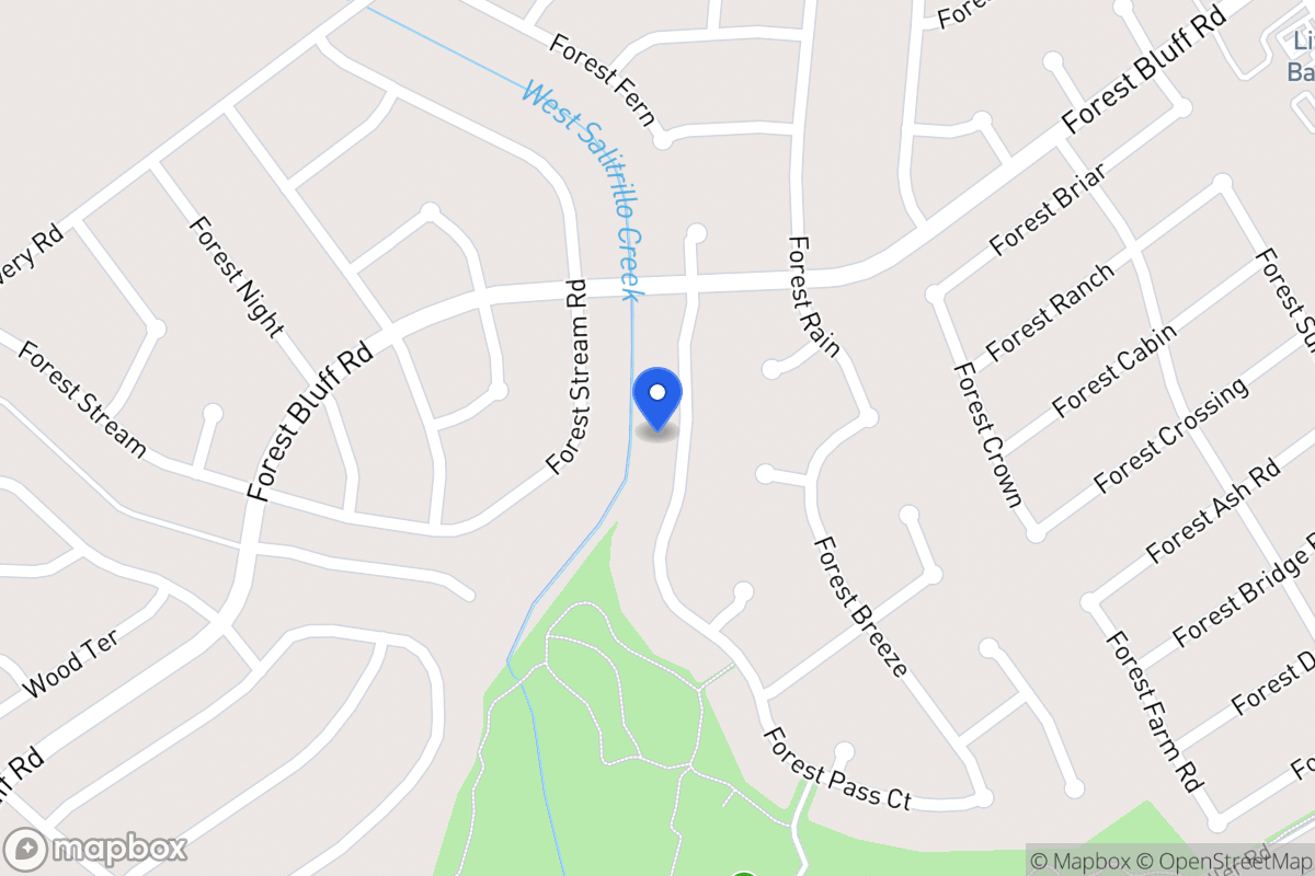 Map of 11223  Forest Pass Ct