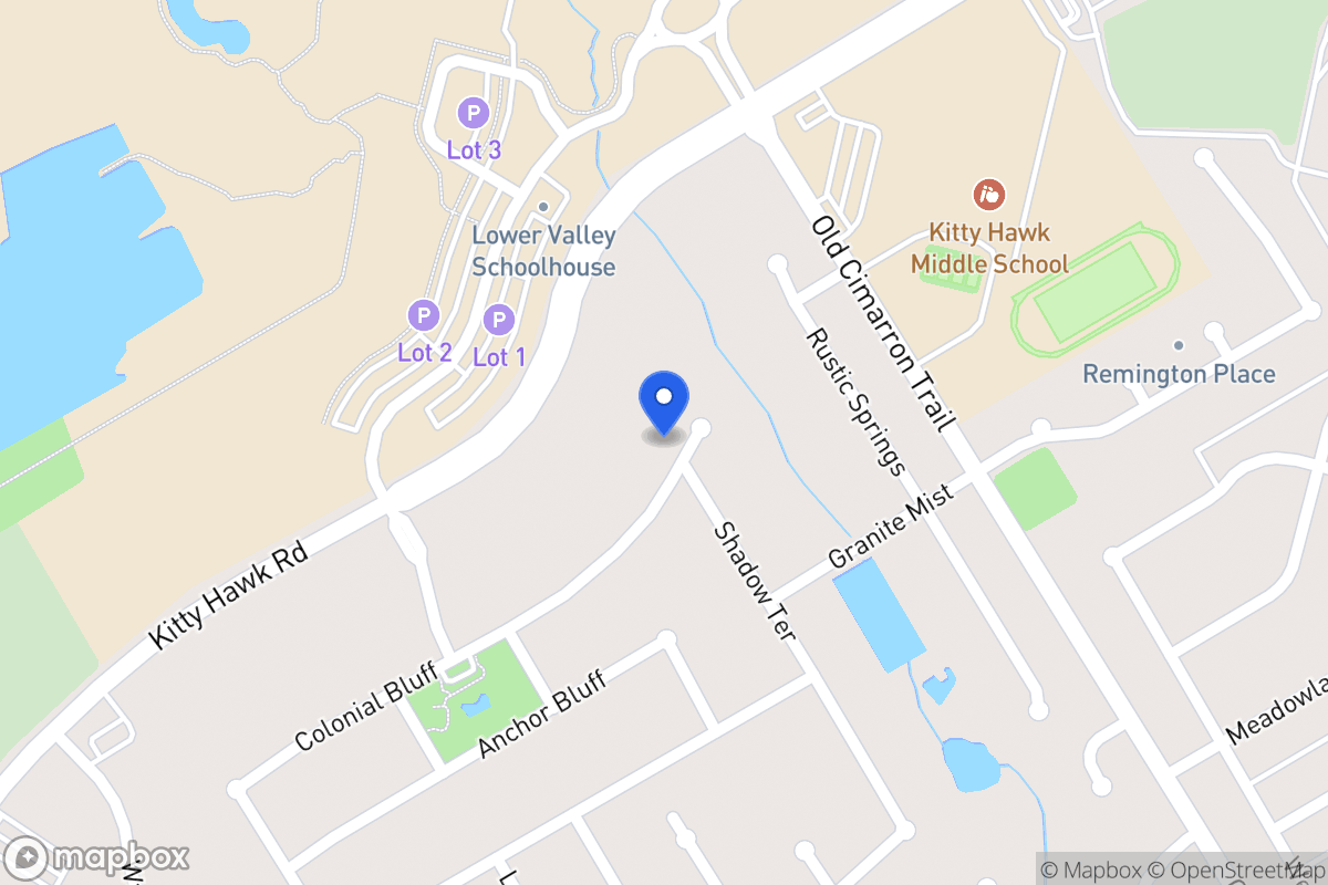 Map of 366  Colonial Bluff