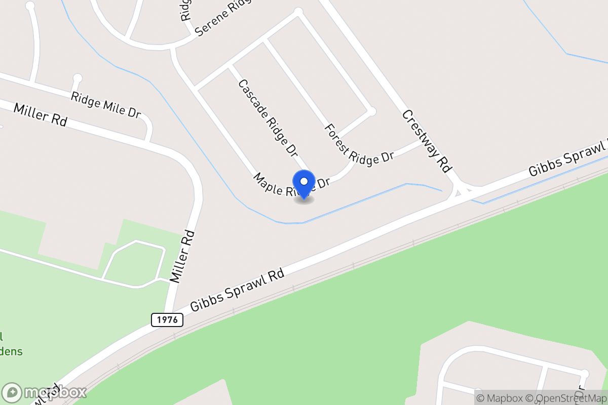 Map of 8407  Maple Ridge Dr