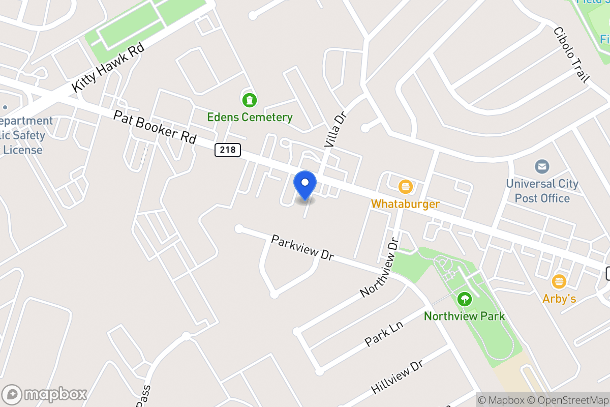 Map of 1301  Pat Booker Rd