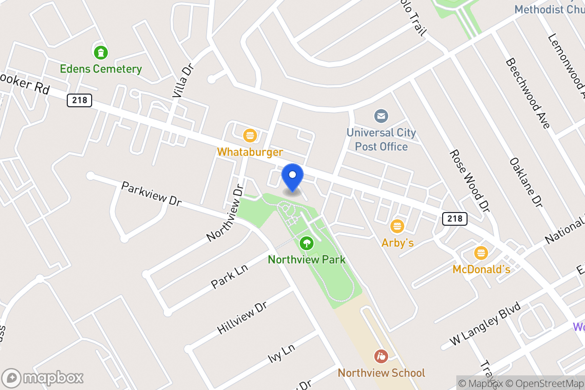 Map of 1029  Pat Booker Rd