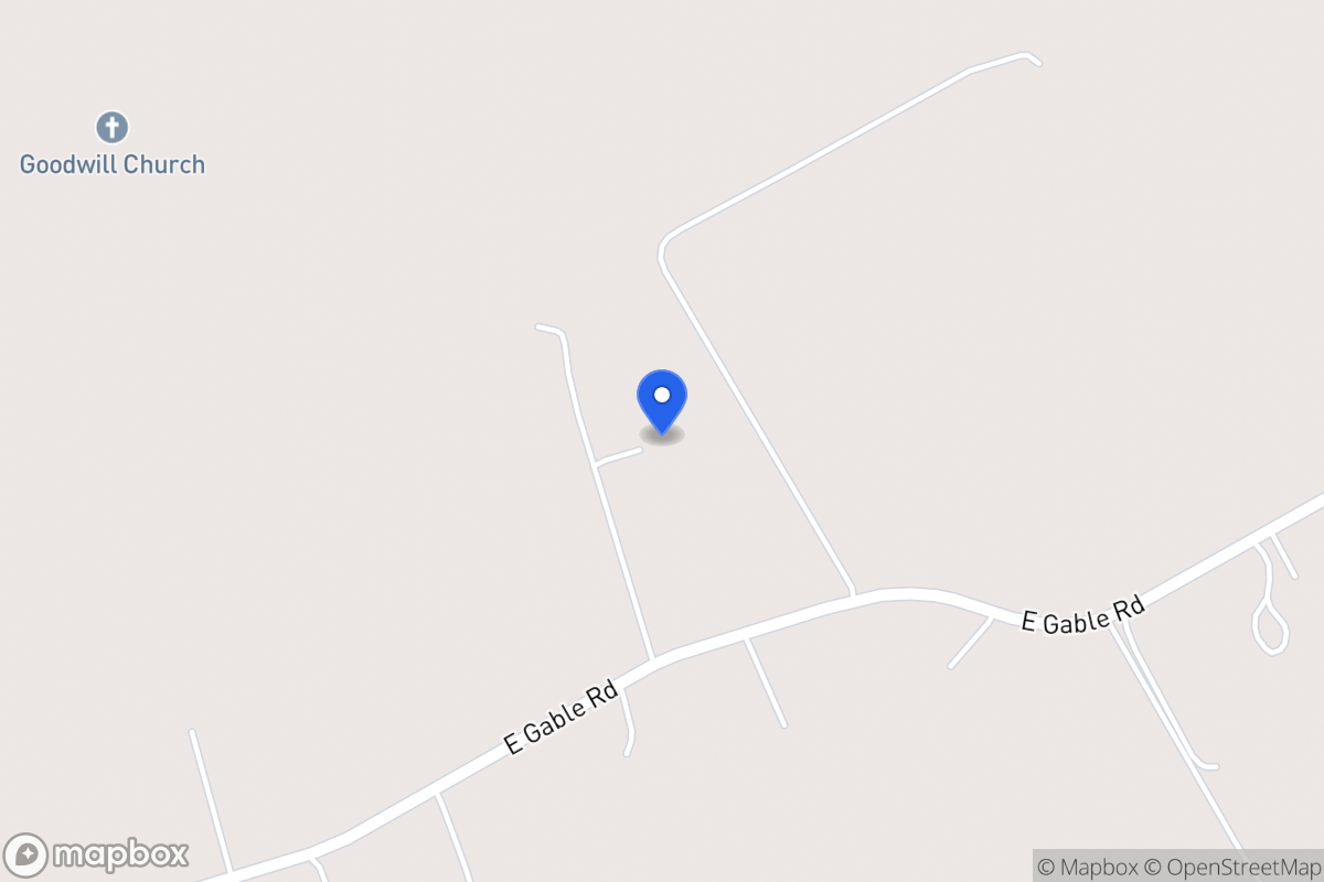 Map of 15699 E Gable Rd