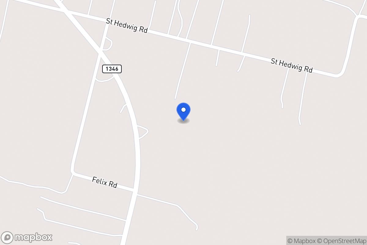 Map of 15010  St Hedwig Rd