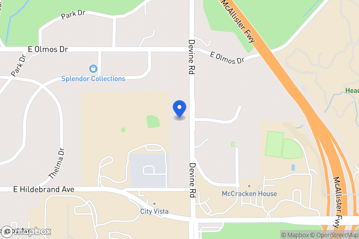 Map of 201  Devine Rd