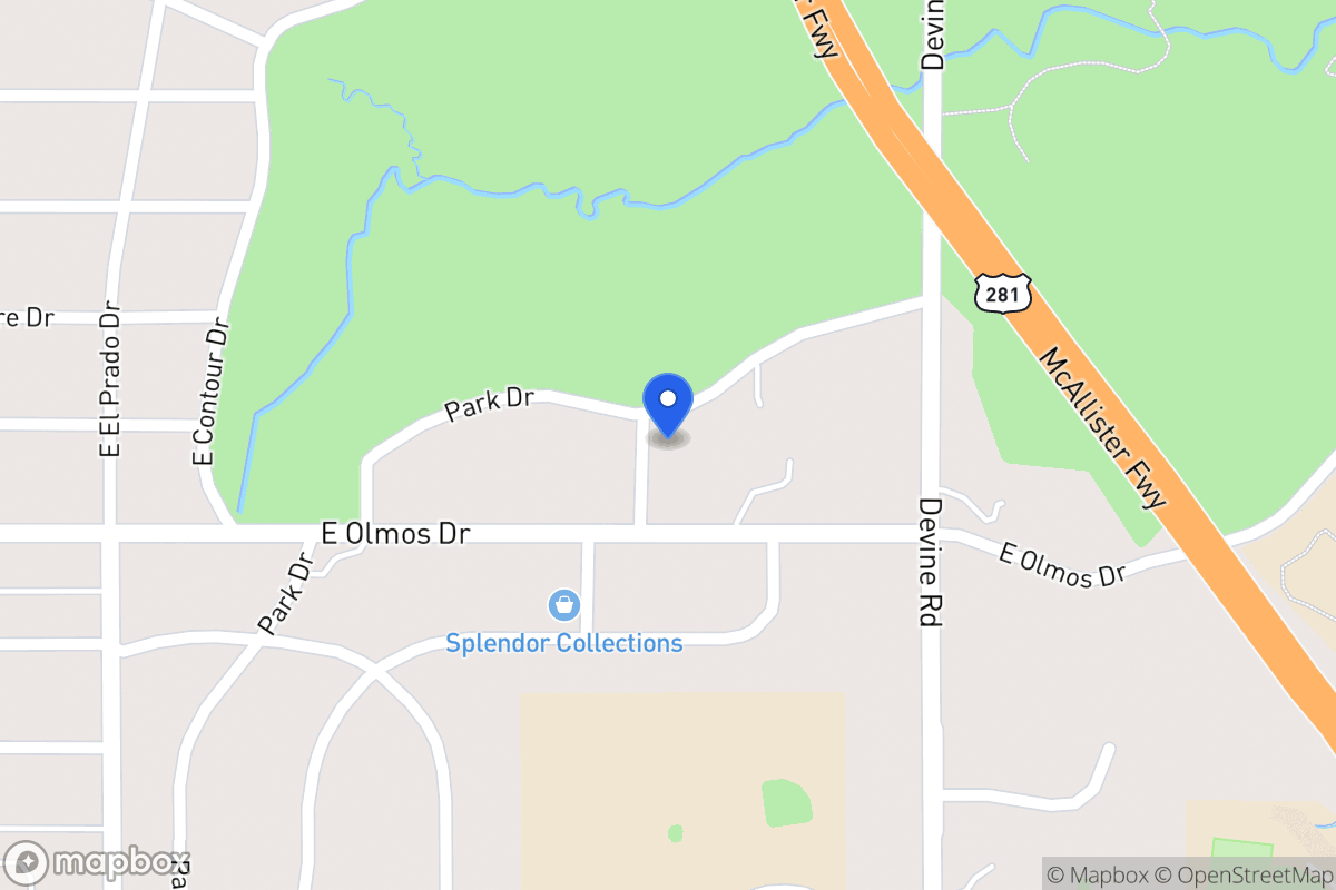Map of 404  Park Dr