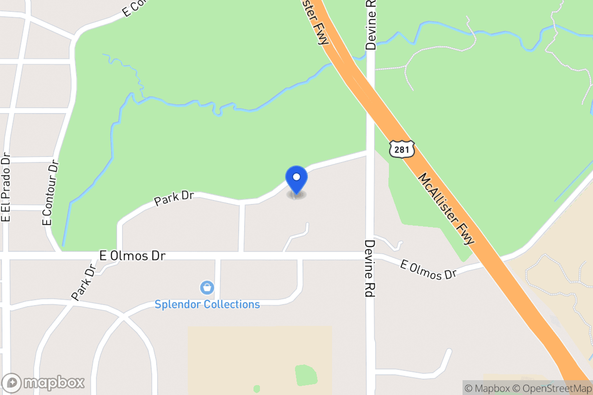 Map of 416  Park Dr