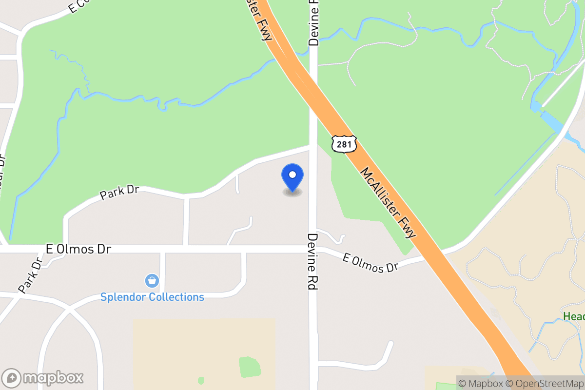 Map of 421  Devine Rd