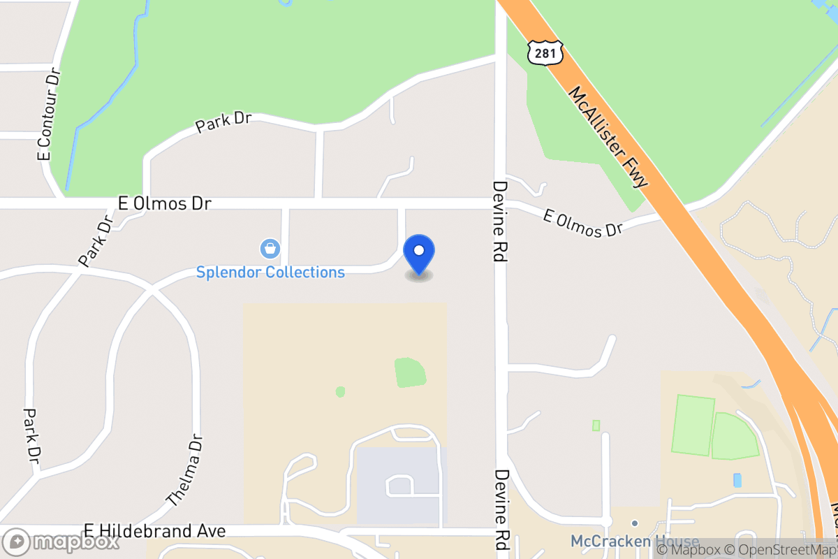 Map of 330  Park Hill Dr