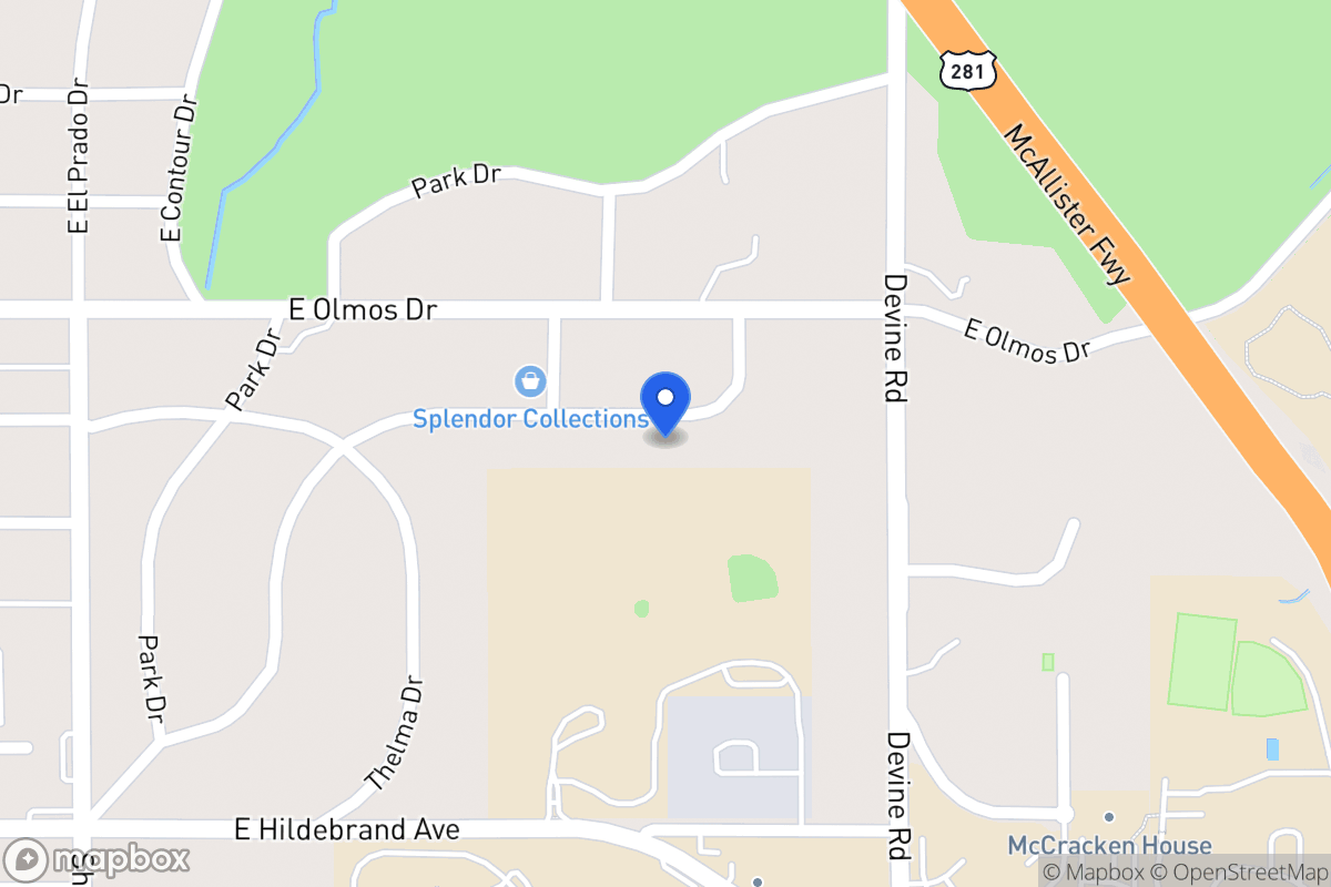 Map of 320  Park Hill Dr