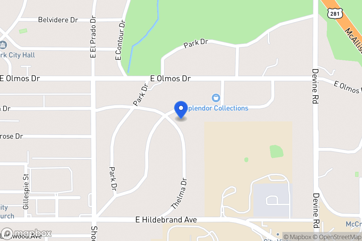 Map of 202  Park Hill Dr