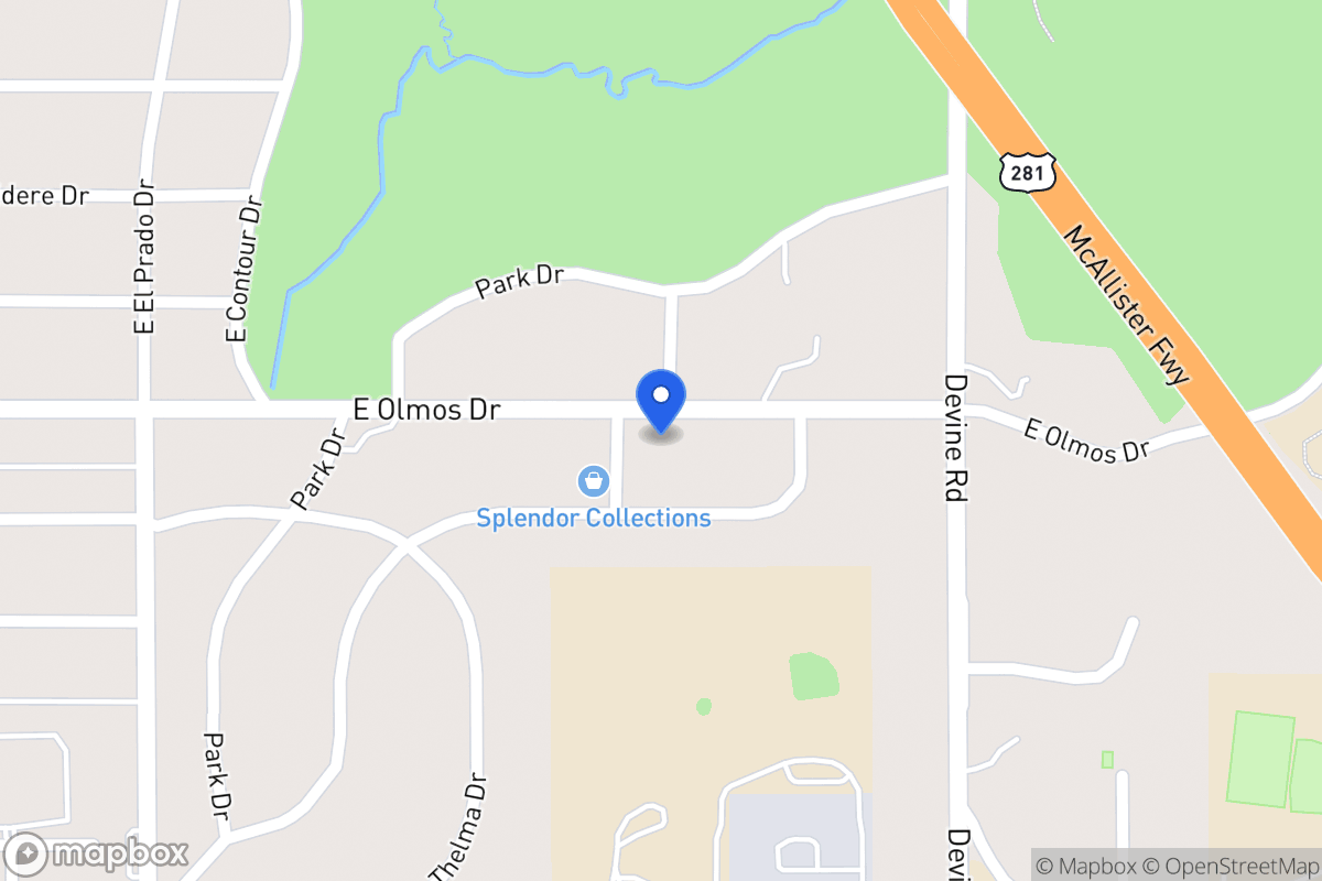 Map of 700 E Olmos Dr