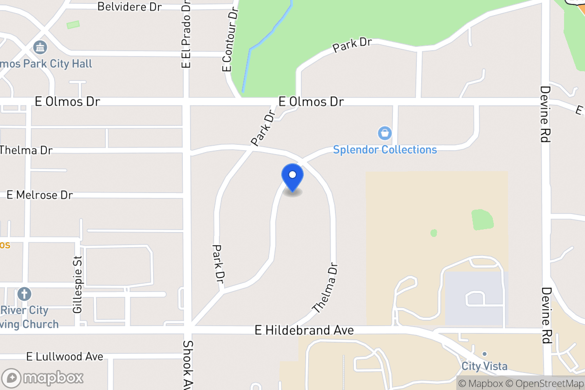 Map of 154  Park Hill Dr