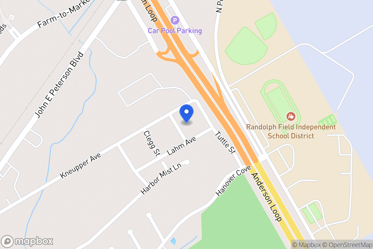 Map of 10044  Wurzbach St