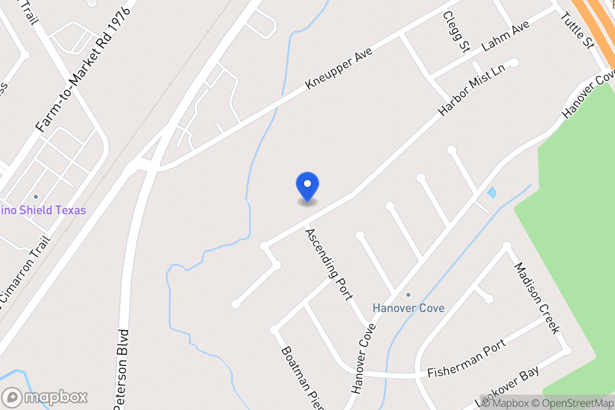 Map of 9707  Harbor Mist Lane
