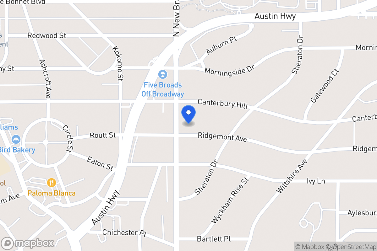 Map of 103  Ridgemont Ave