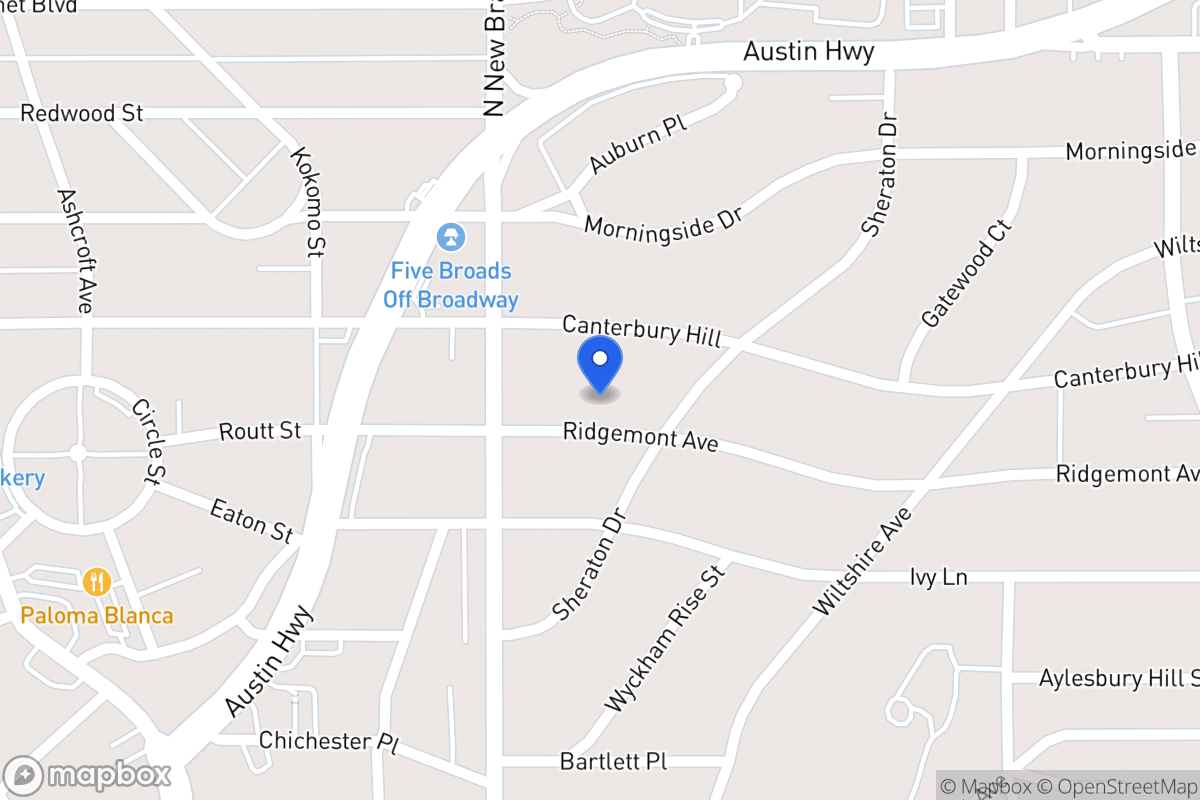 Map of 109  Ridgemont Ave