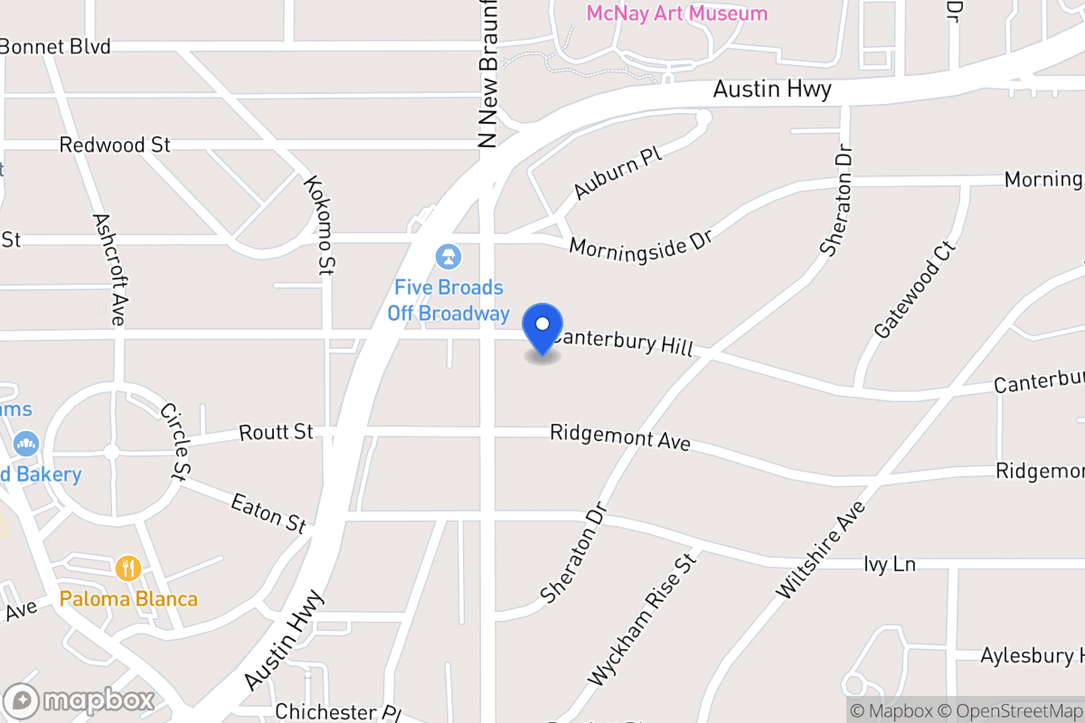 Map of 114  Canterbury Hill St