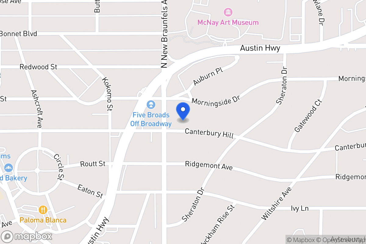 Map of 111  Canterbury Hill St
