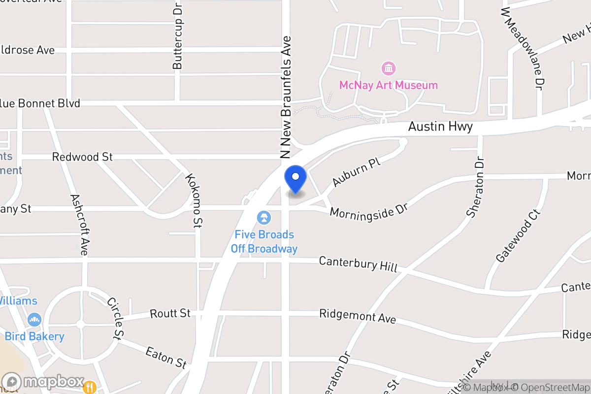 Map of 1  Auburn Pl