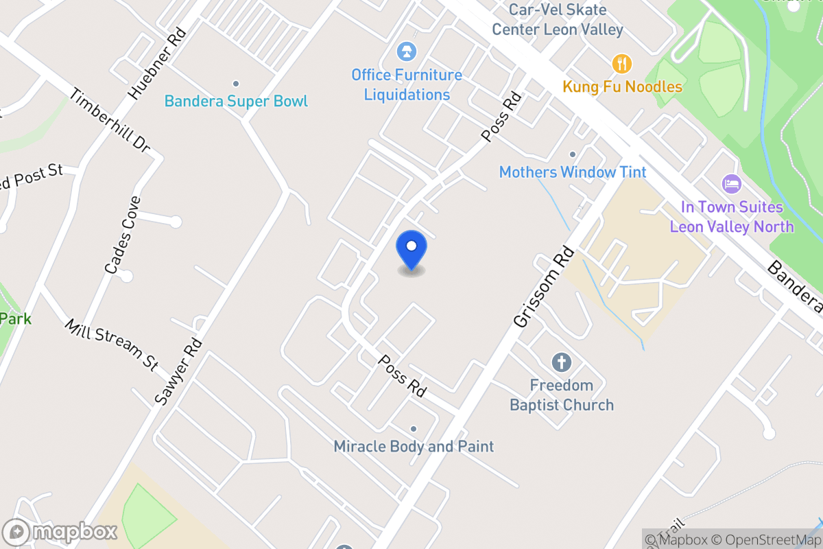 Map of Poss Rd