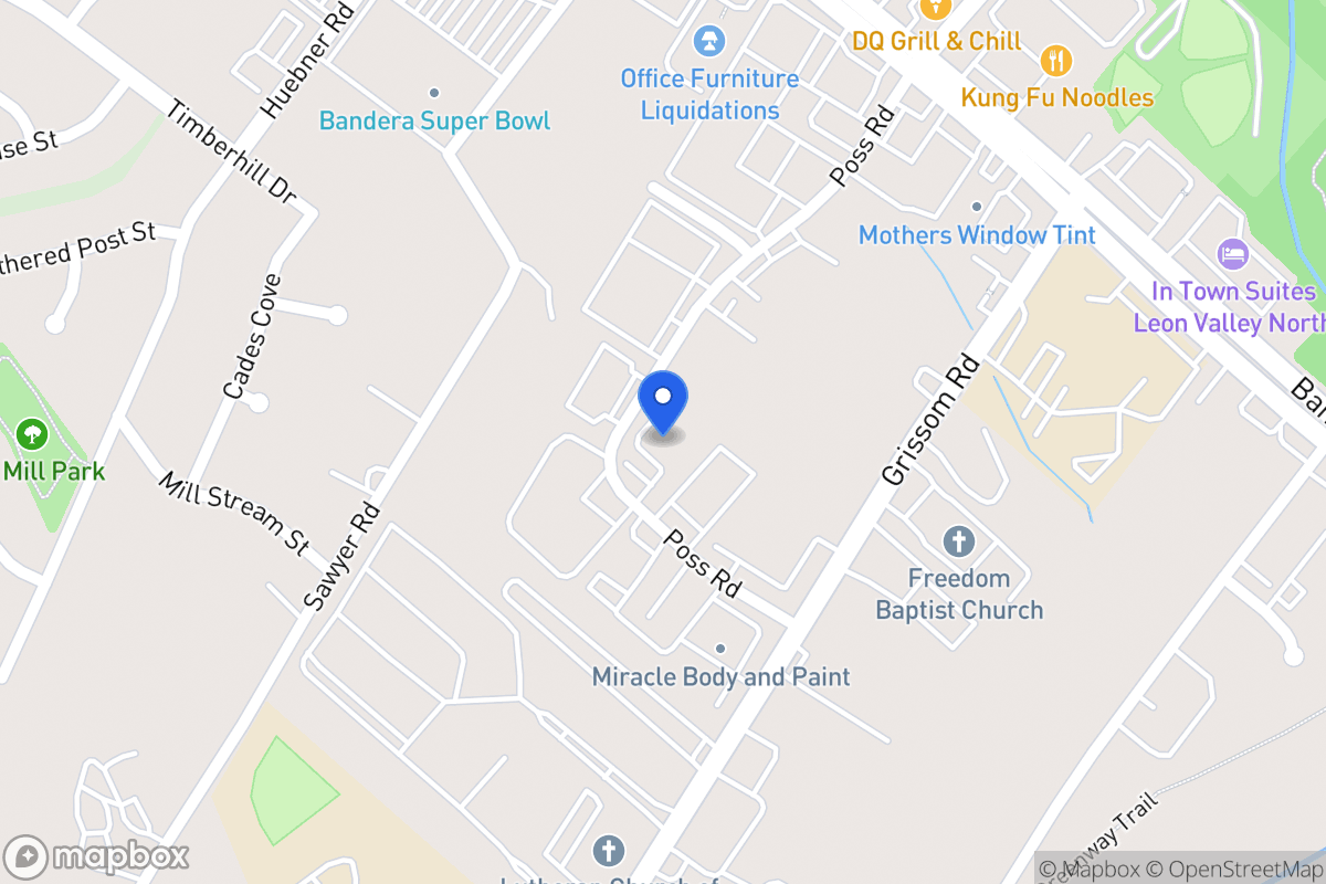 Map of 6740  Poss Rd