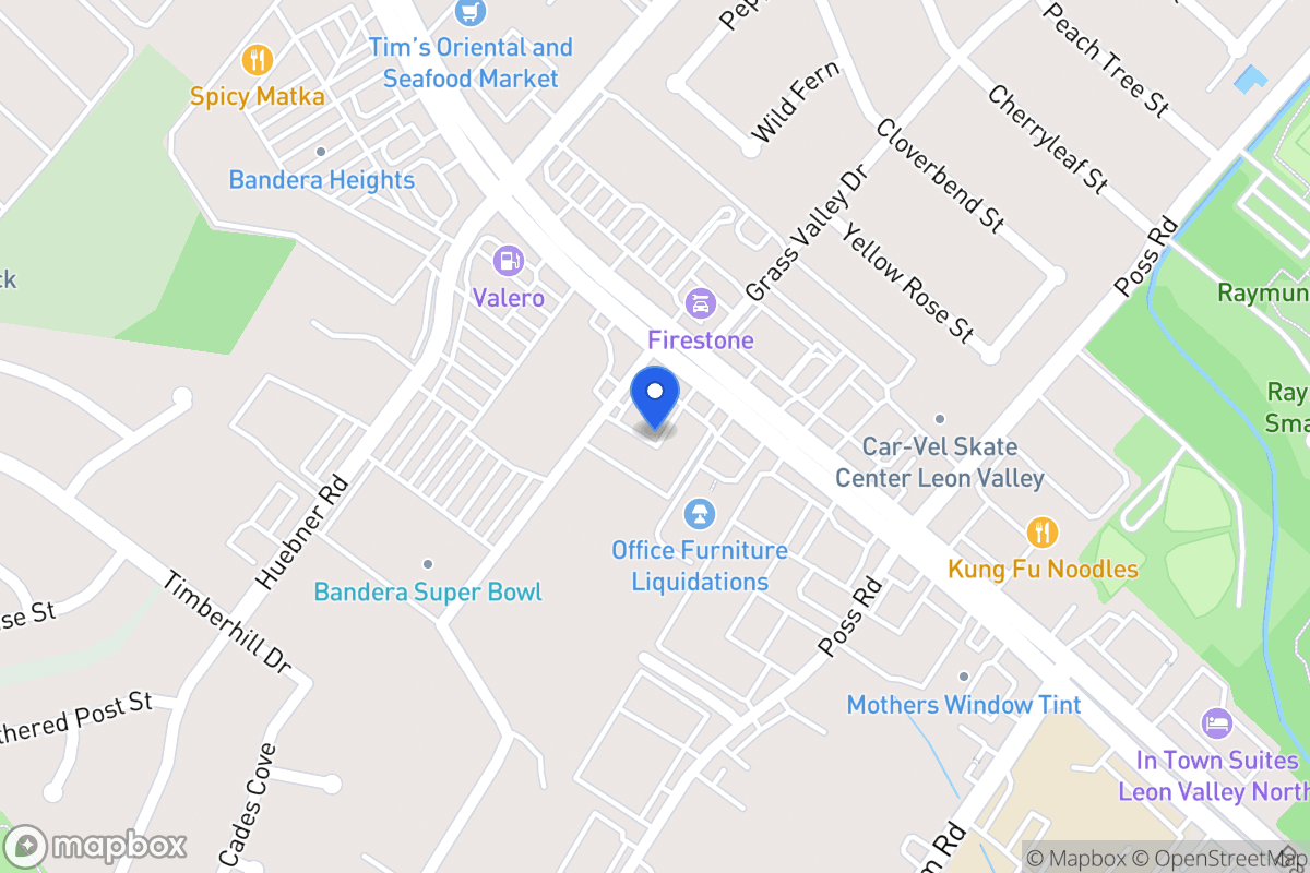 Map of 6850  Bandera Rd