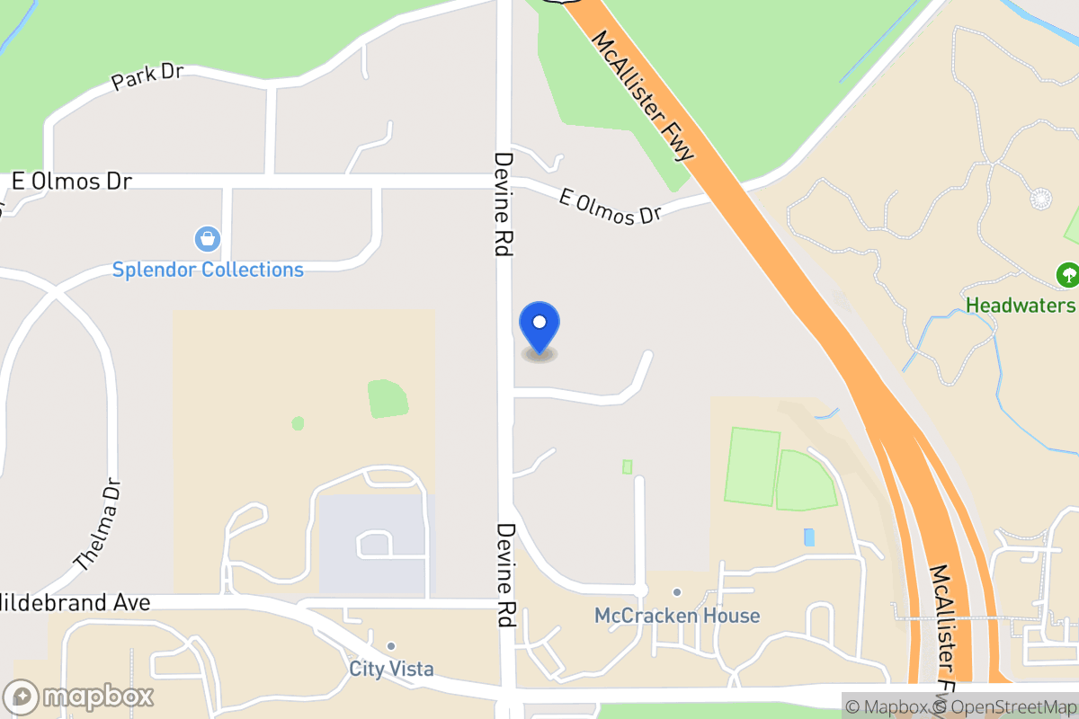 Map of 200  Devine Rd