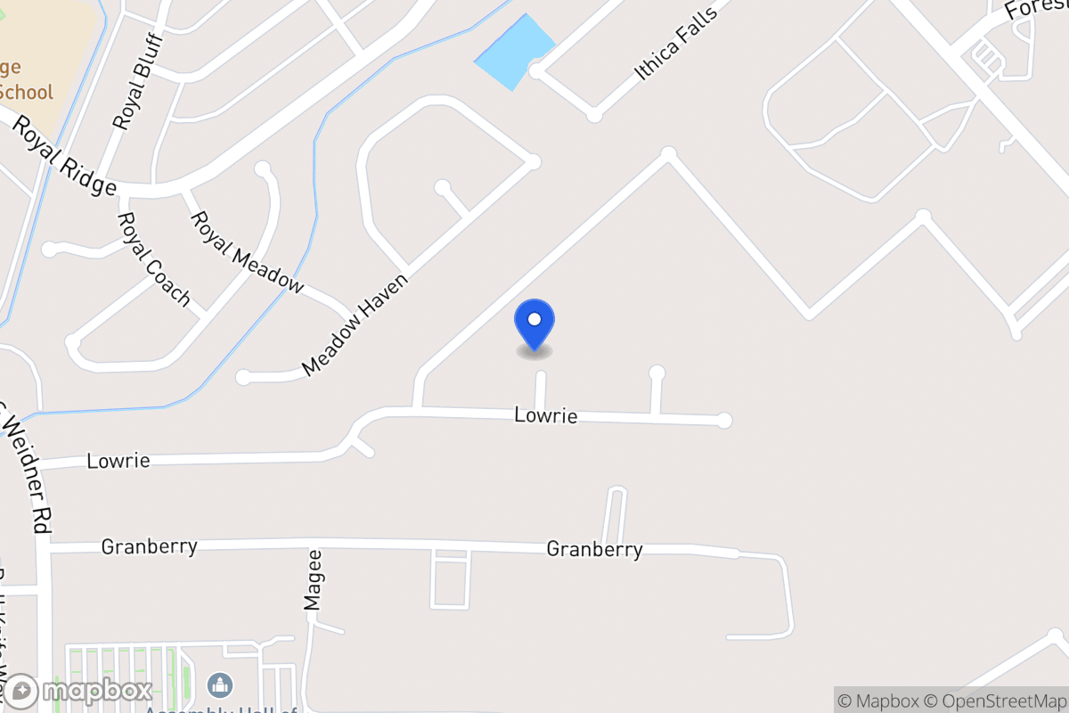 Map of Darby Blvd