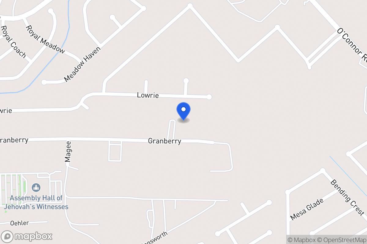 Map of Earhart Ln