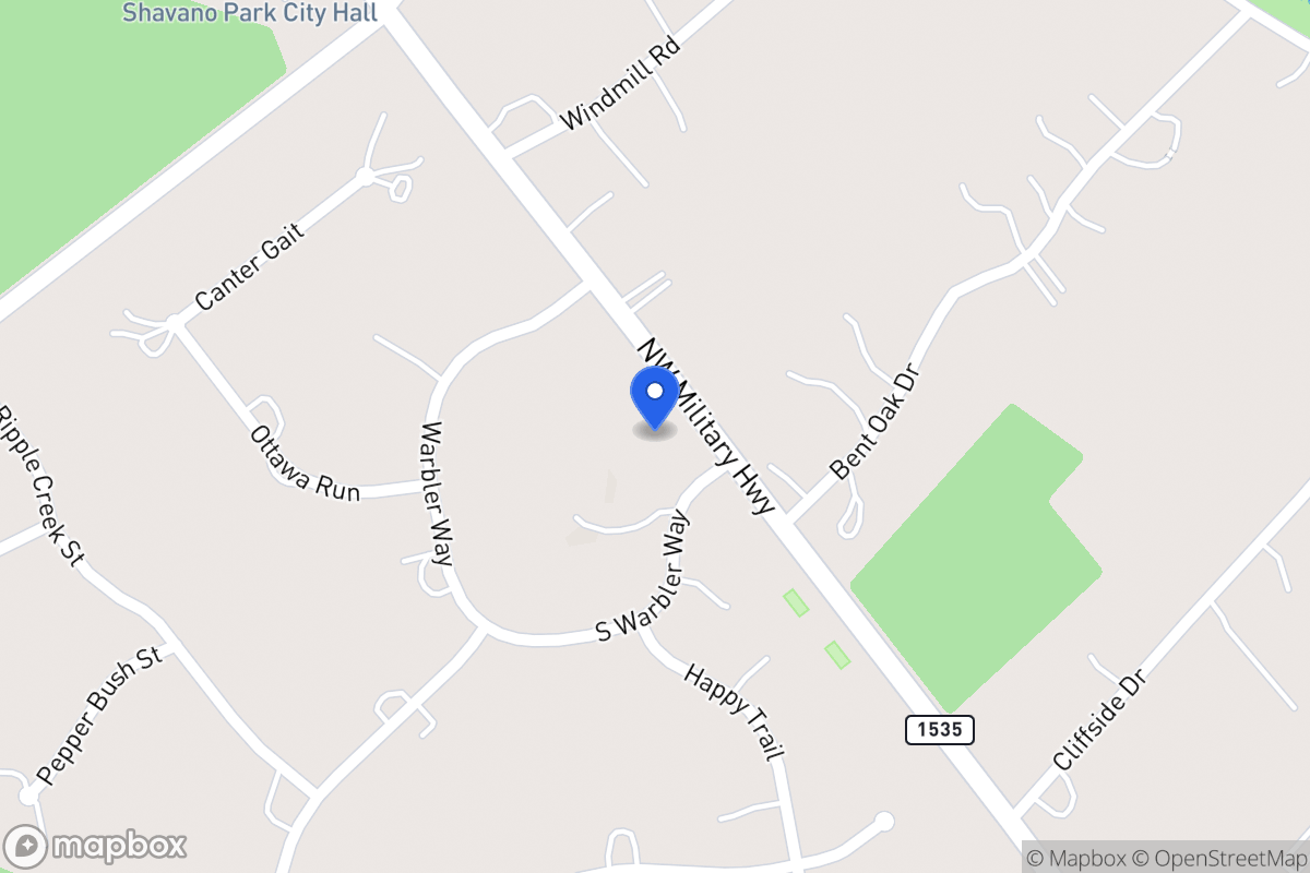 Map of 101  Warbler Way