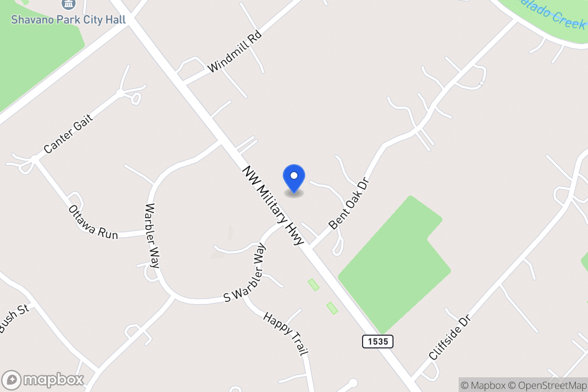 Map of 15000 Nw Military Hwy