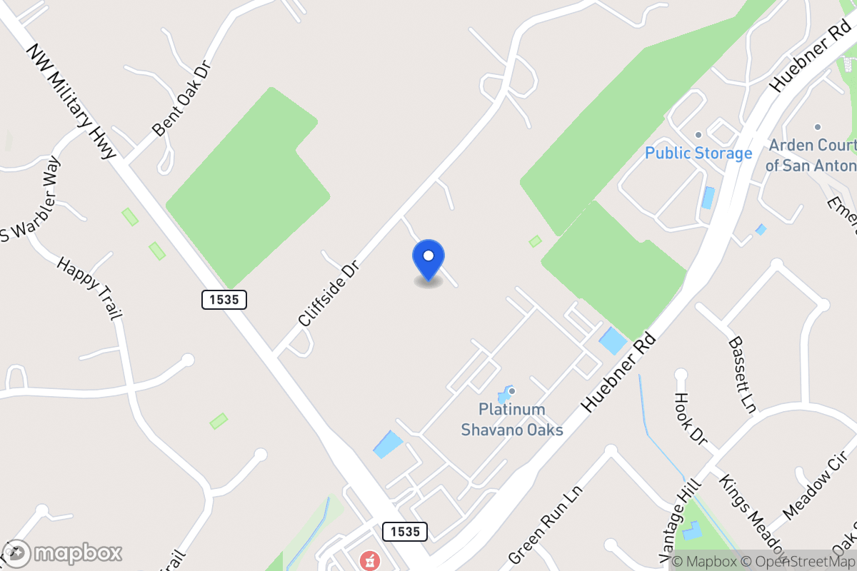 Map of 102  Cliffside Dr