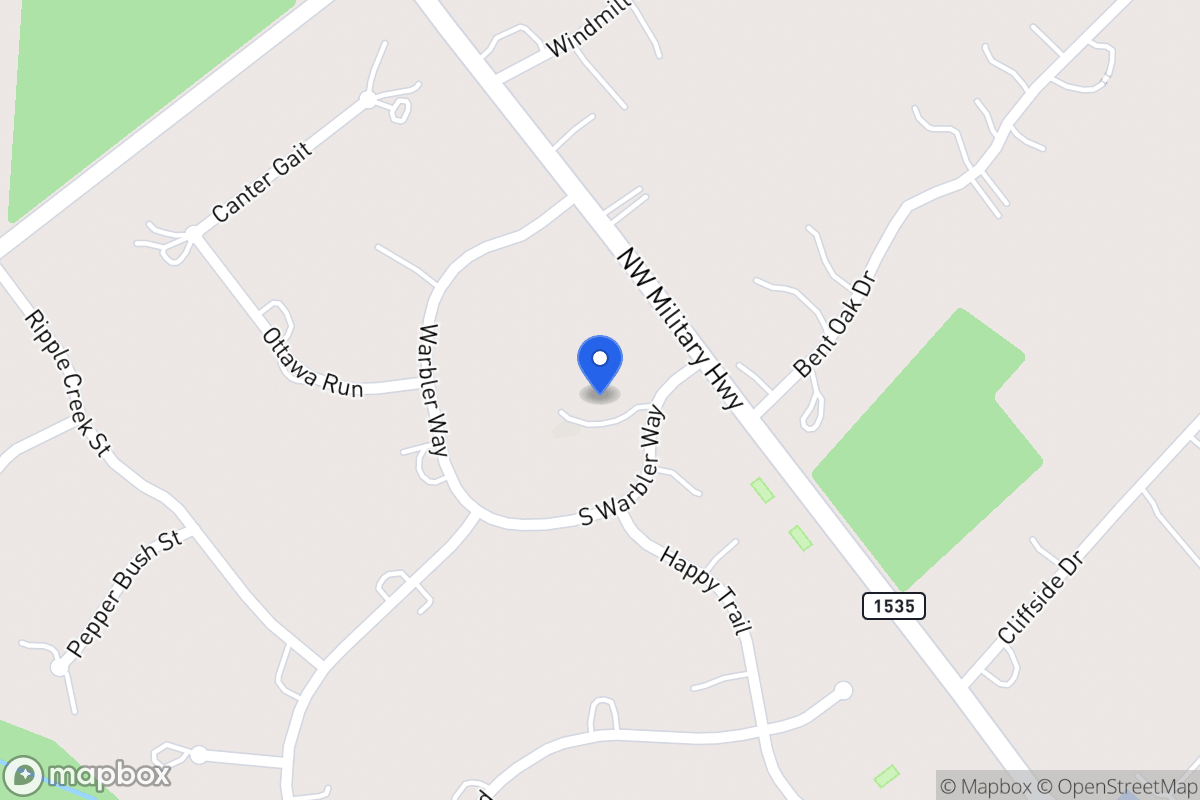 Map of 105  Warbler Way