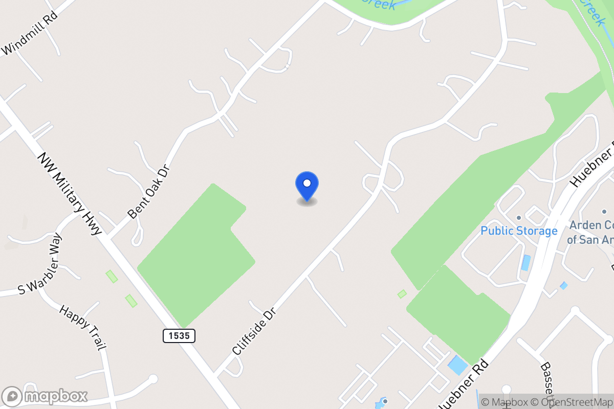 Map of 107  Cliffside Dr