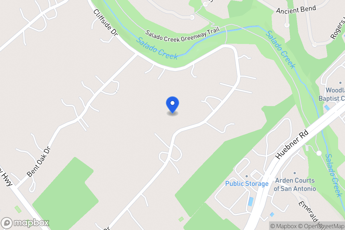 Map of 117  Cliffside Dr