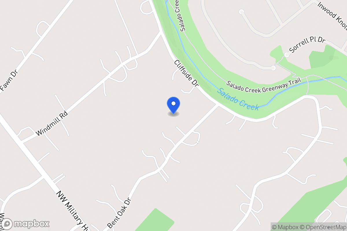 Map of 113  Bent Oak Dr