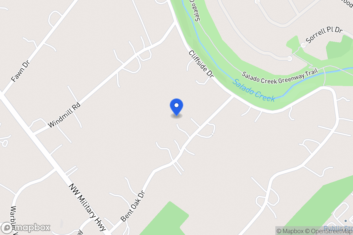 Map of 111  Bent Oak Dr