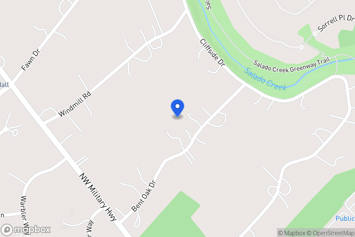 Map of 109  Bent Oak Dr