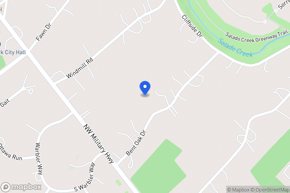 Map of 105  Bent Oak Dr