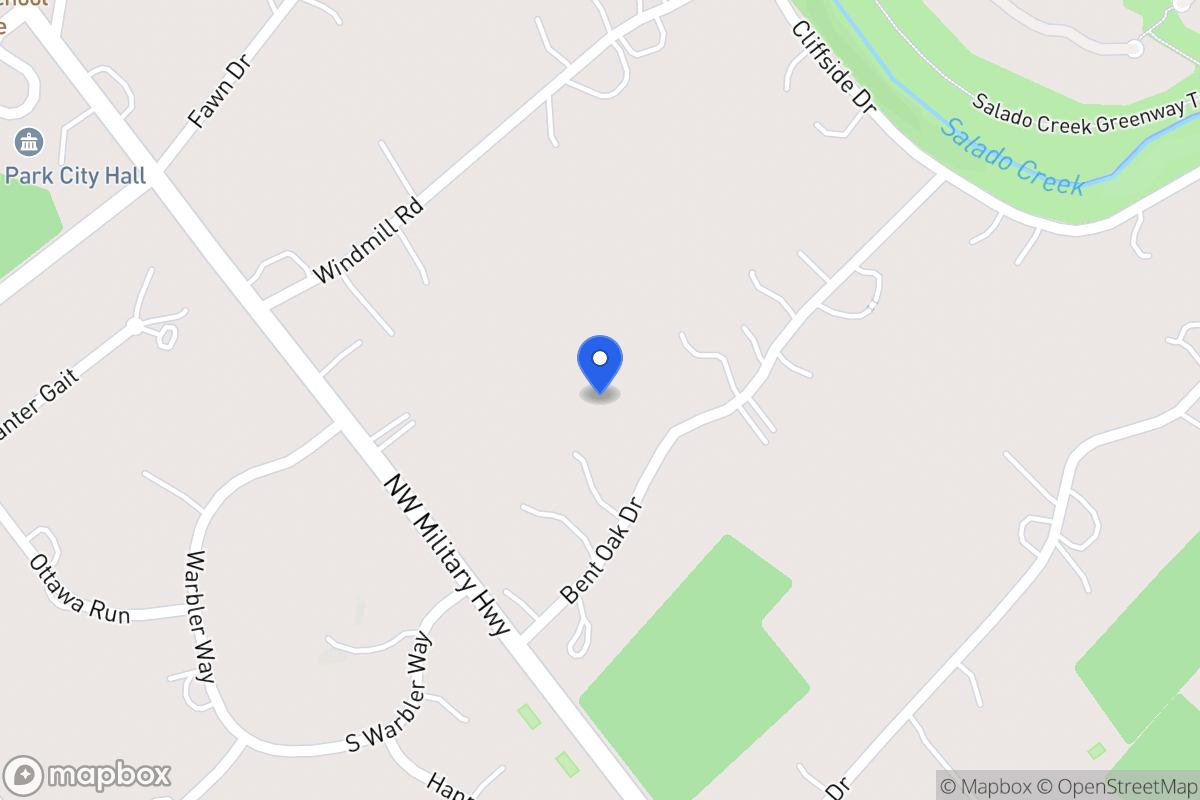 Map of 103  Bent Oak Dr