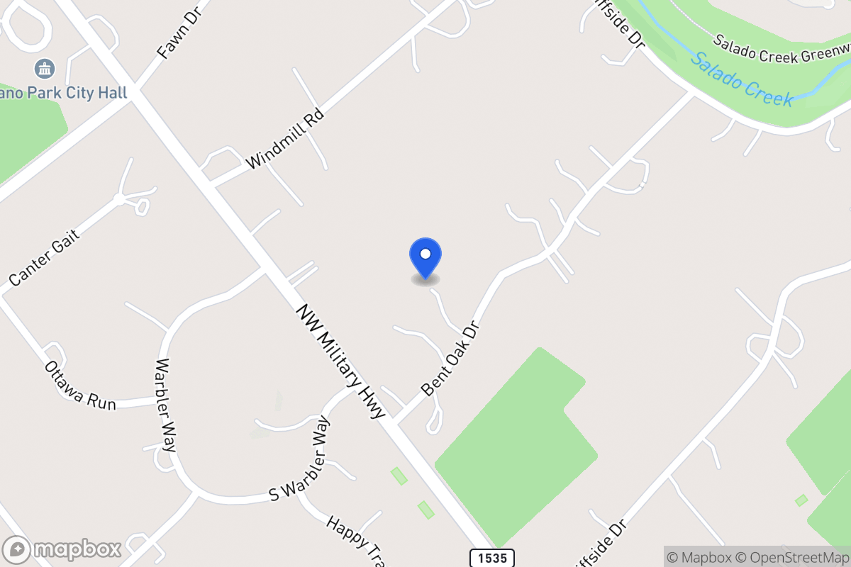 Map of 101  Bent Oak Dr