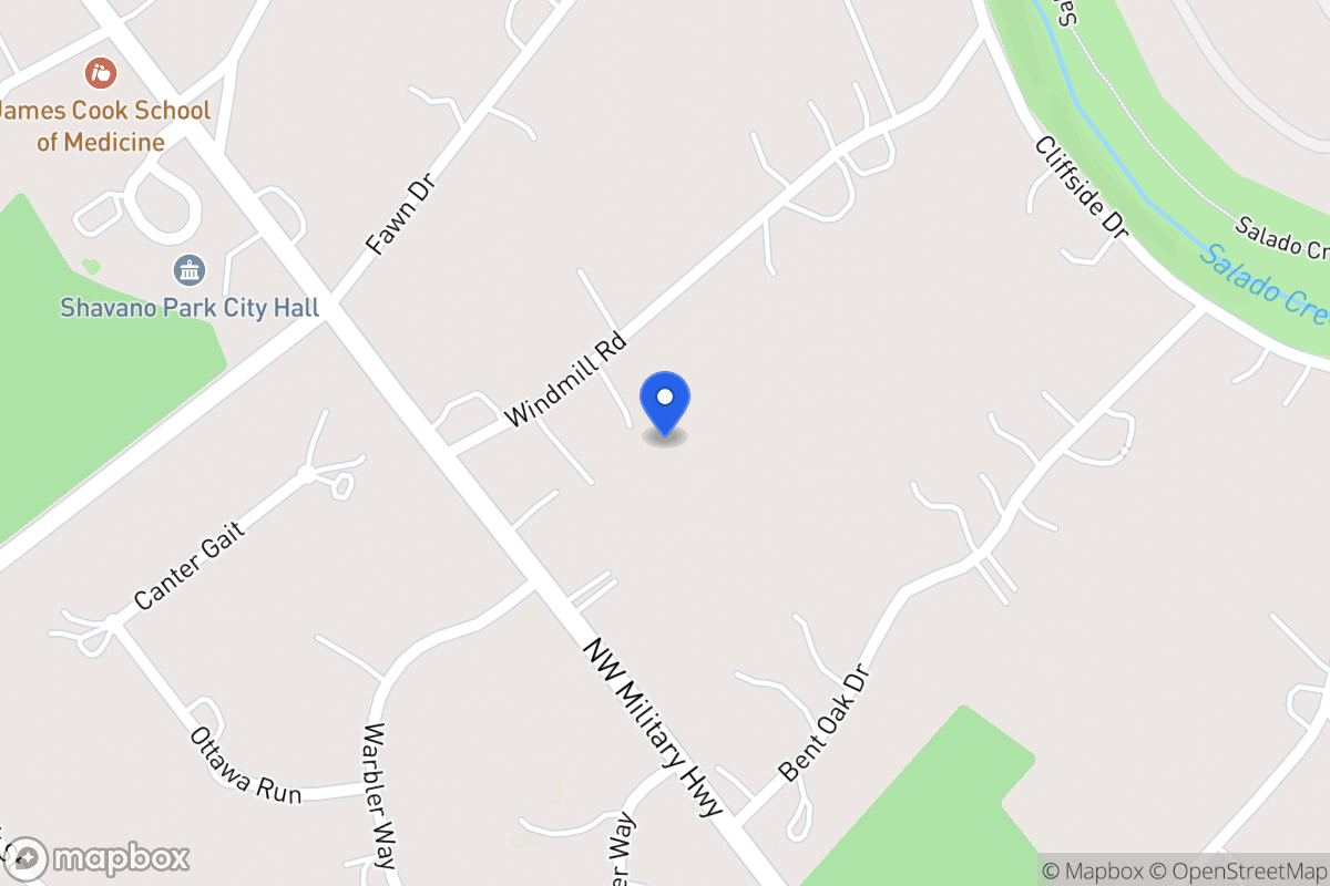 Map of 100  Windmill Rd